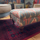 Mini Madeleine Ottoman In Any GPJ Baker Ikat Bokhara Colourway - The House Upstairs