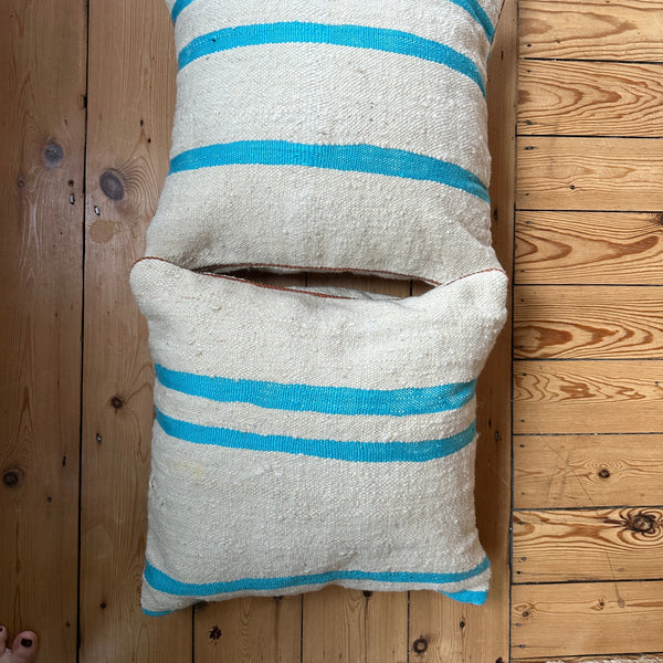 Moroccan Berber Hand Dyed & Loomed Square Cushion Pair - The House Upstairs