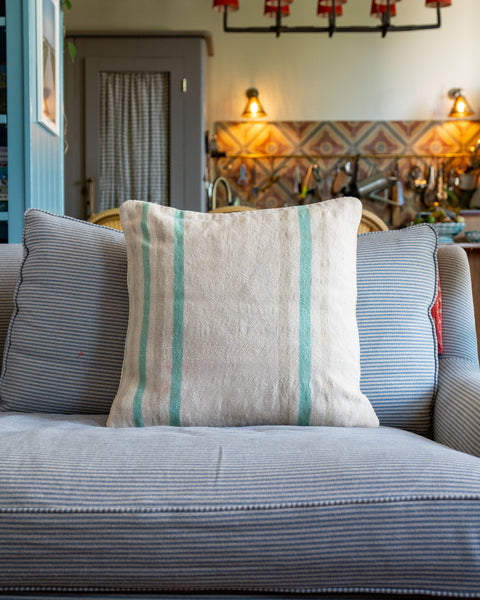 Moroccan Berber Hand Dyed & Loomed Square Cushion - The House Upstairs