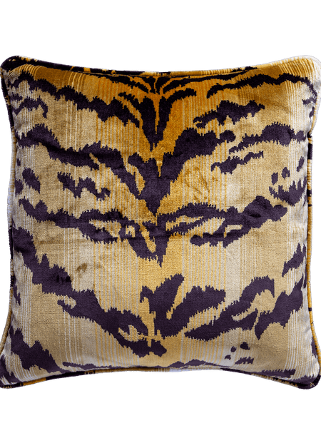 Nobilis Tiger Square Cushion | Ready To Ship - The House Upstairs