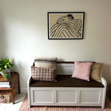 Pink & Natural Jute Stripe Rug - The House Upstairs