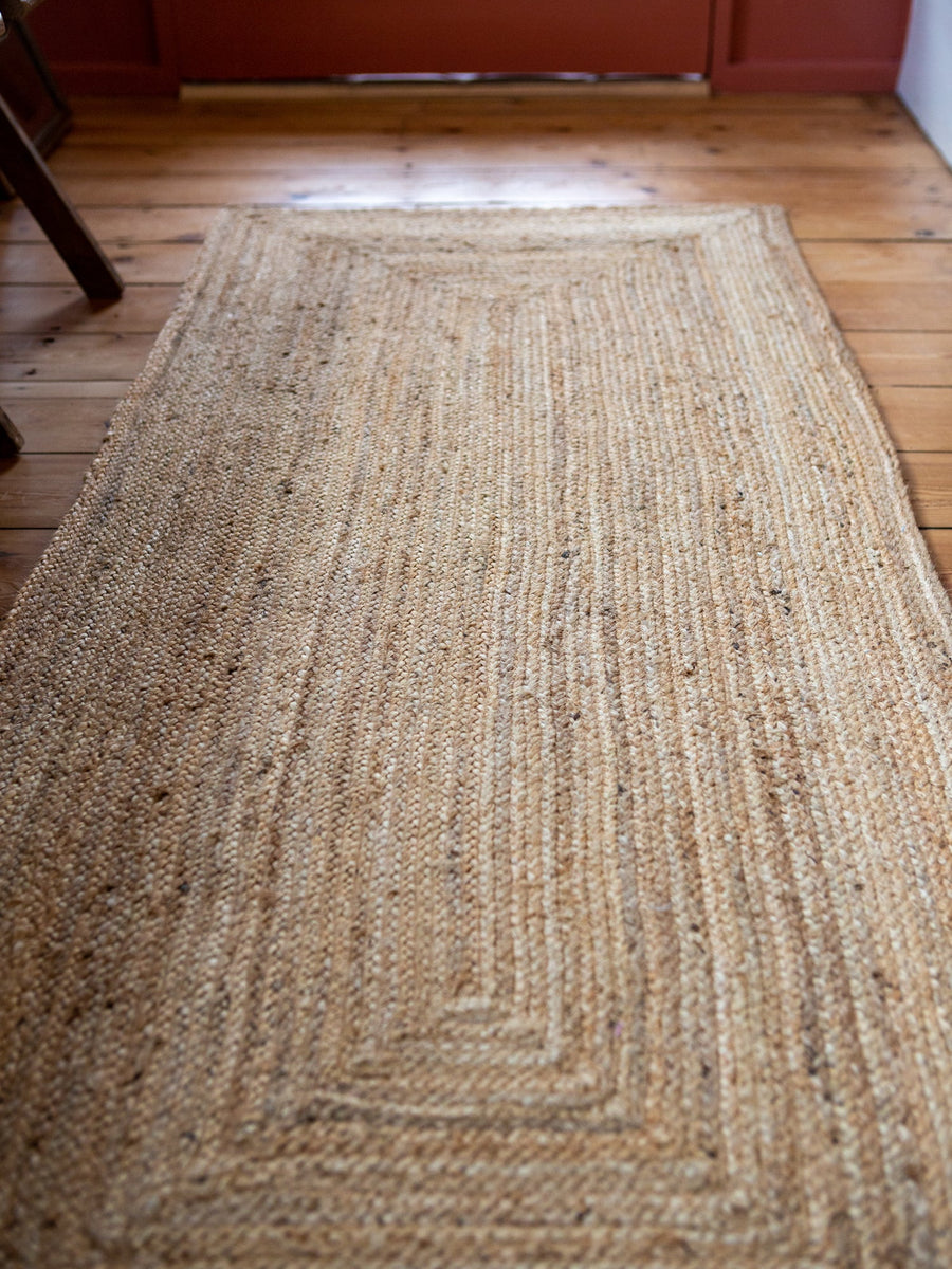 Plain Natural Jute Rug - The House Upstairs