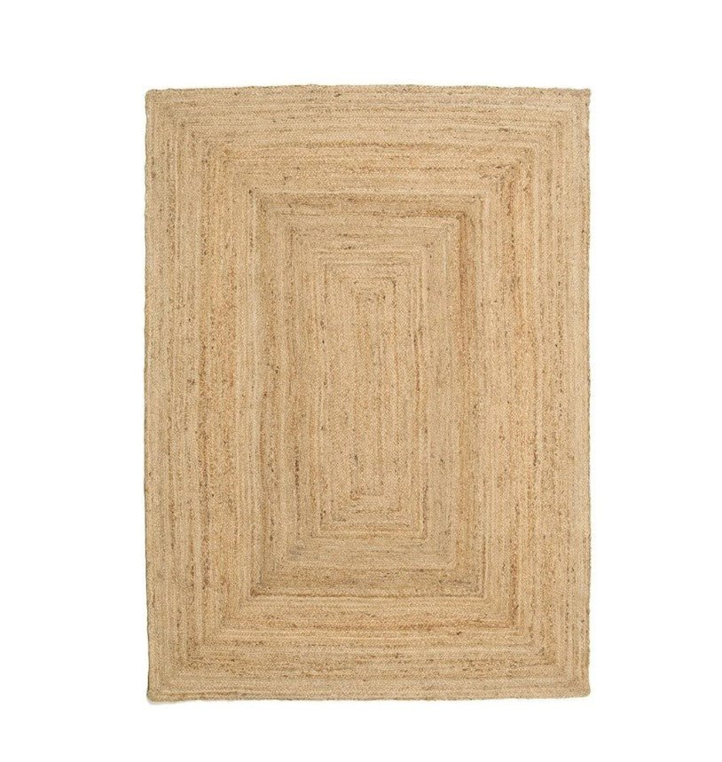 Plain Natural Jute Rug - The House Upstairs