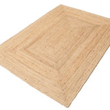 Plain Natural Jute Rug - The House Upstairs