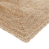 Plain Natural Jute Rug - The House Upstairs