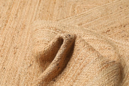 Plain Natural Jute Rug - The House Upstairs