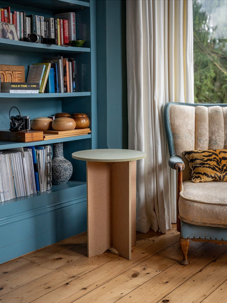 Table & Tablecloth Combo | Blue Stripe - The House Upstairs