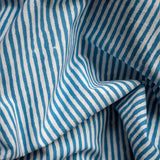 Table & Tablecloth Combo | Blue Stripe - The House Upstairs