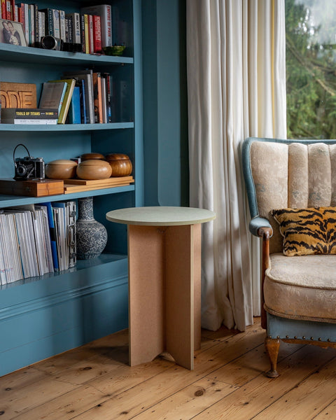 Table & Tablecloth Combo | Green Stripe - The House Upstairs