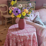 Table & Tablecloth Combo | Pink Floral - The House Upstairs