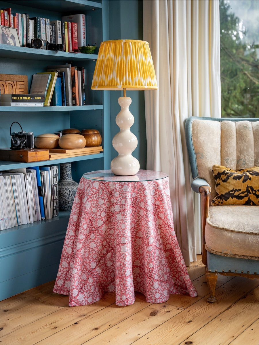 Table & Tablecloth Combo | Pink Floral - The House Upstairs