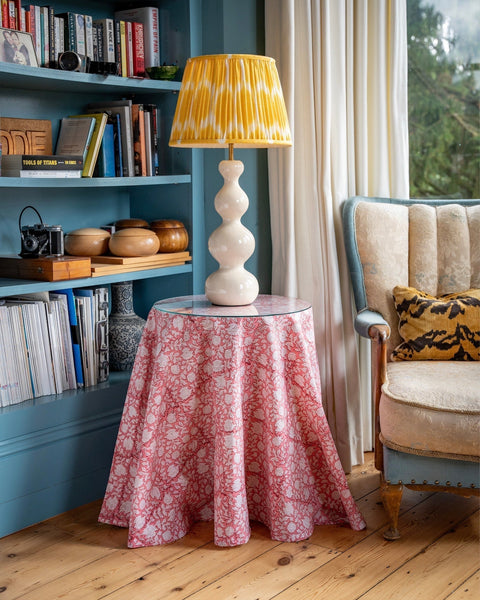 Table & Tablecloth Combo | Pink Floral - The House Upstairs