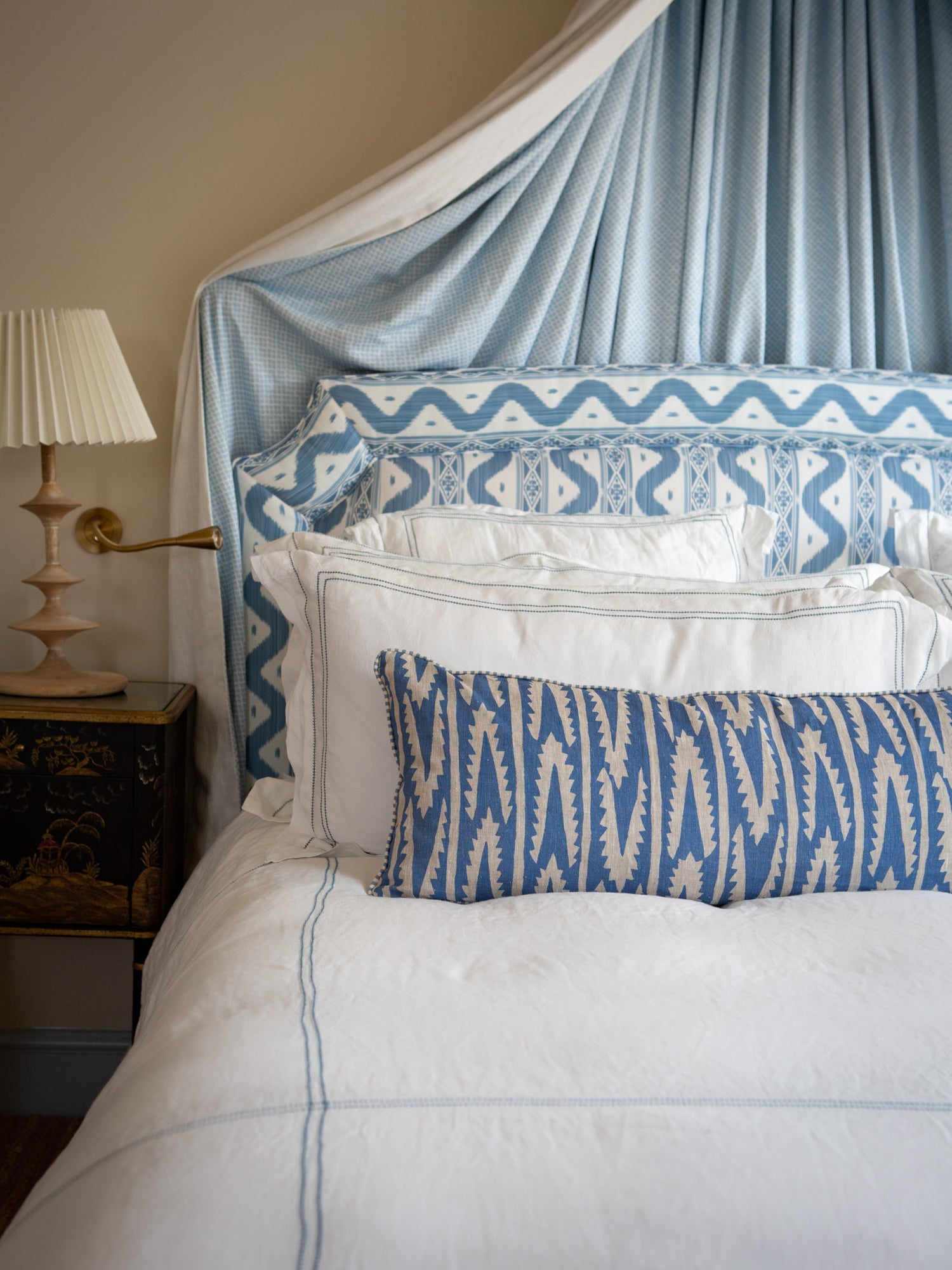 Volga Linen Bolster Cushion Free UK Shipping The House Upstairs